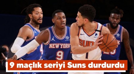 9 maçlık seriyi Suns durdurdu