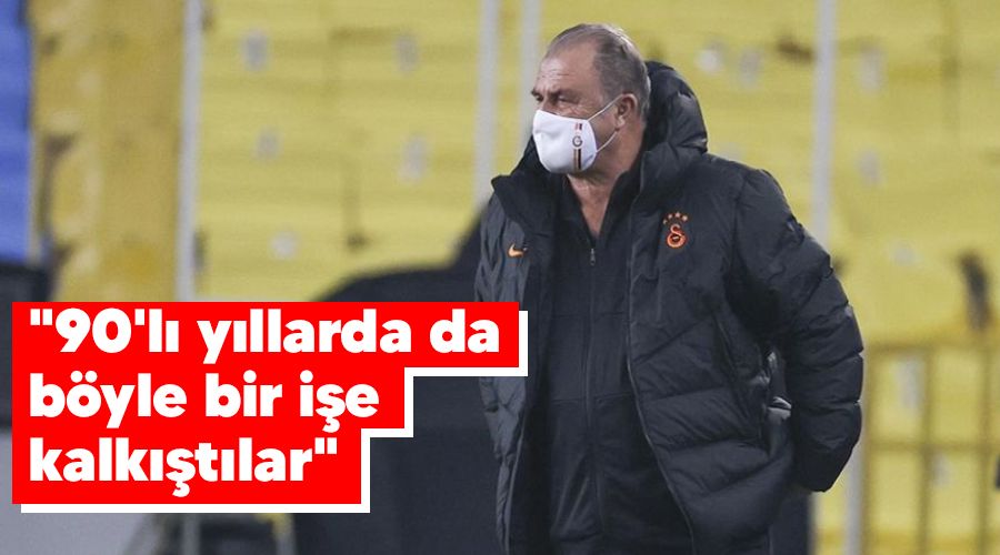 "90'l� y�llarda da b�yle bir i�e kalk��t�lar"