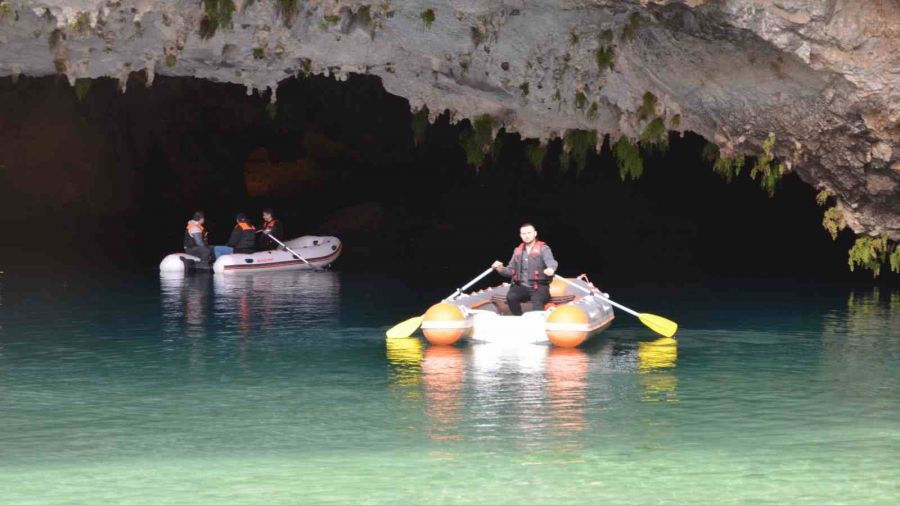 Alt�nbe�ik ma�aras� 35 bin ziyaret�i a��rlad�