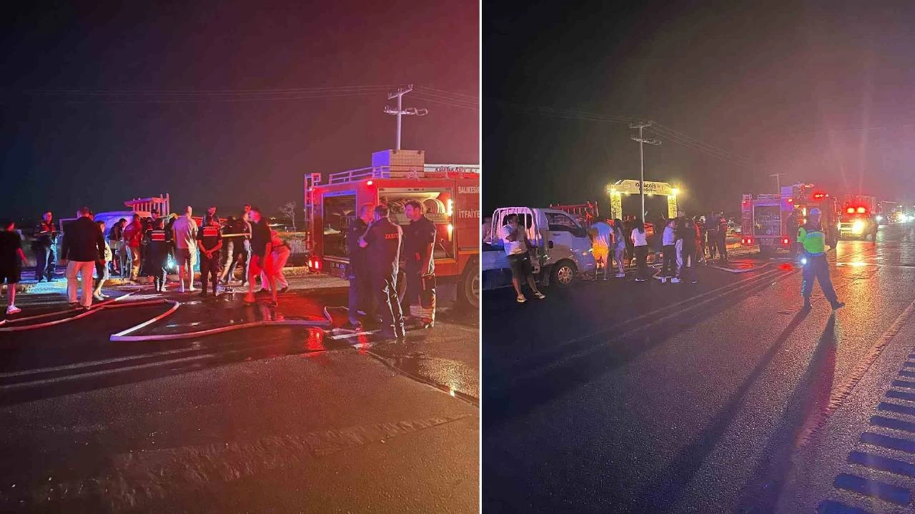 Ayval�k'ta feci kaza: 1 �l�, 2 a��r yaral�