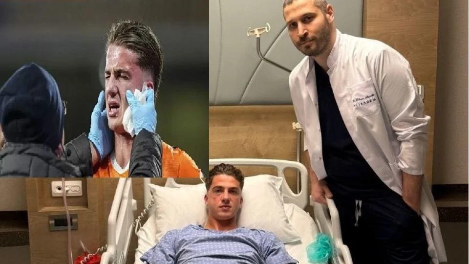 Be�ikta� ma��nda kemi�i k�r�lan Bertu� Y�ld�r�m ameliyat edildi