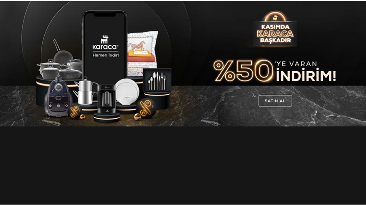 Black Friday Karaca ndirimleri ile Evinizi Yenileyin