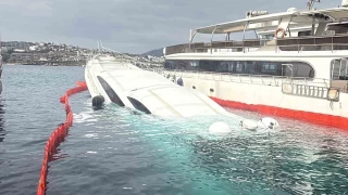 Bodrum'da 40 milyon TL'lik yat sulara gmld