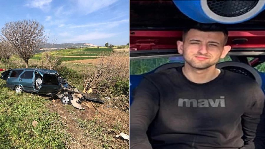 Bursa'da �arpt��� a�a� �zerine d��t�, feci �ekilde hayat�n� kaybetti