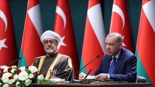 Cumhurbaşkanı Erdoğan, Umman Sultanı Bin Tarık ile ortak basın toplantısında konuştu:
