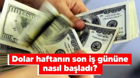 Dolar haftanın son iş gününe nasıl başladı?