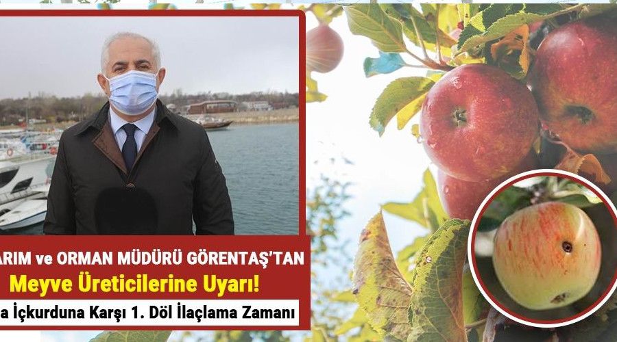 Elma i� kurduna kar�� ila�lama uyar�s�