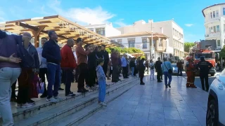 Film sahnesi gibi izlediler