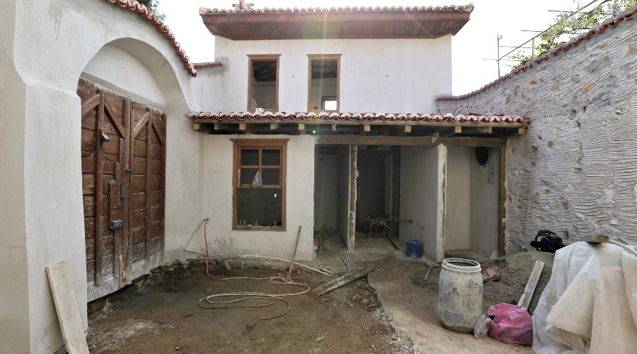 Gözcüler Evi Restorasyon çalışmaları devam ediyor