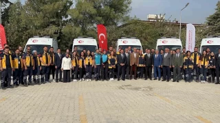 Hatay'da 12 yeni ambulans hizmete alındı