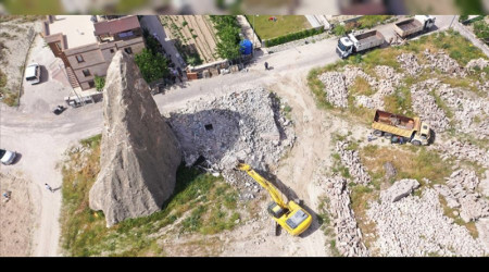 Kapadokya'da 400'den fazla yap kaldrld