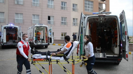 Kargo paketinde kimyasal sıvı patlaması