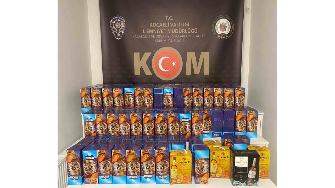 Kocaeli polisinden sahte i�ki operasyonu