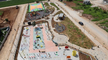 Magandalar bilim ve enerji parkını talan etti