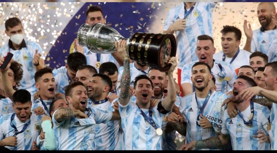 Messi bu sefer ba�ard�, Kupa Amerika �ampiyonu Arjantin