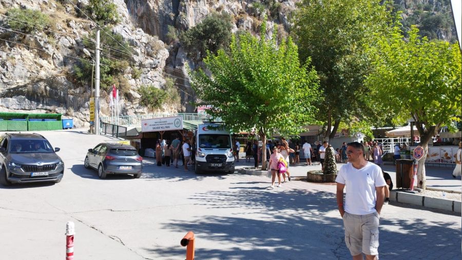 Milli parkta korku dolu anlar