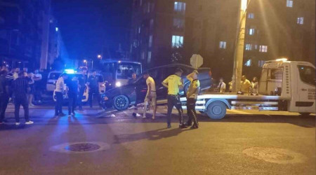 Namaz kılmaya giden gözleri görmeyen adama otomobil çarptı