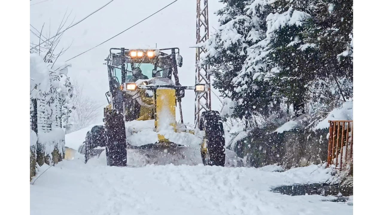 Ordu'nun 3 ilçesinde eğitime kar engeli