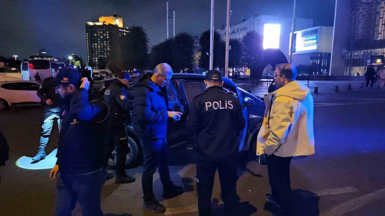 Taksim'de "huzur" uygulaması