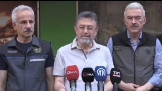 Tarm ve Orman Bakan Yumakl, orman yangnlarndaki son durumu paylat