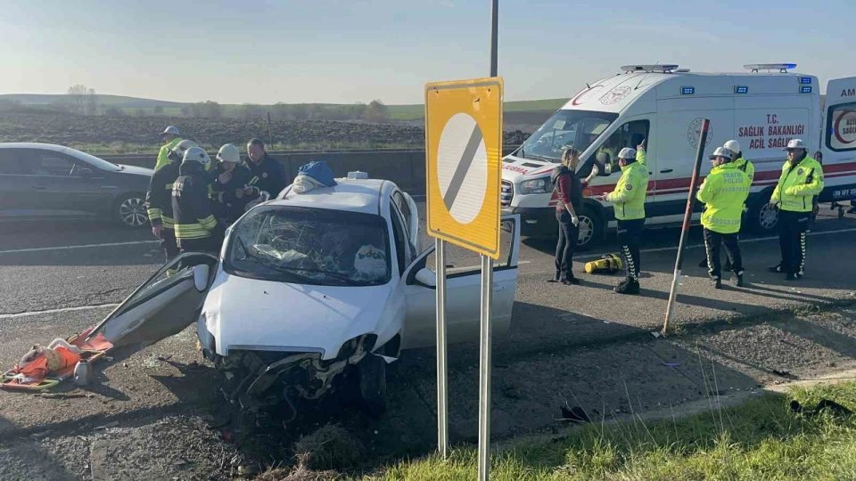 Tekirda�'da feci kaza: 5 yaral�