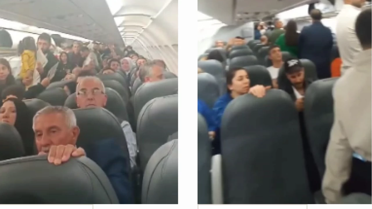 Türk Hava Yollarının uçağında saatlerce beklediler