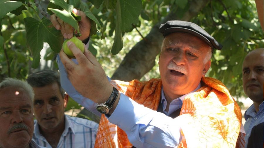 TZOB Ba�kan� Ayd�n'da incir hasad�na kat�ld�