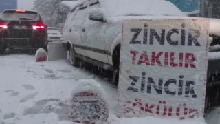 Uludağ'a zincirsiz araç girişi yasaklandı