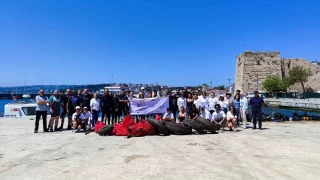 Uluslararas gnlller Sinop'u temizledi