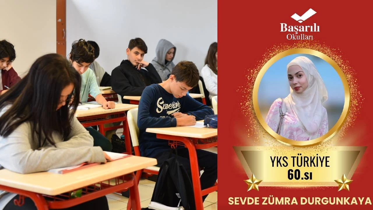 YKS'de Trkiye 60'ncs Baarl Okullar'ndan