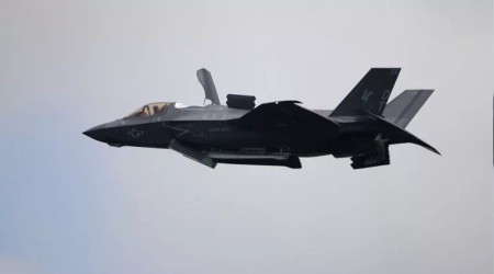 ABD ordusu düşen F-35'in enkazını buldu