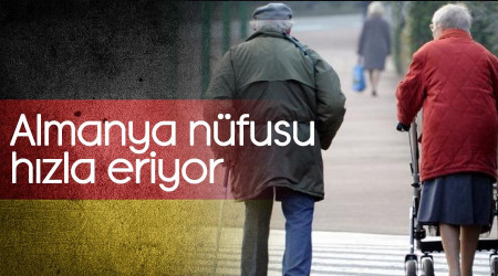 Almanya nüfusu hızla eriyor