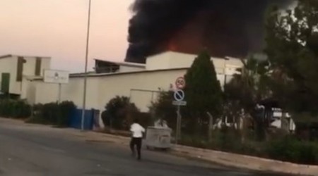 Antalya OSB'de yangın