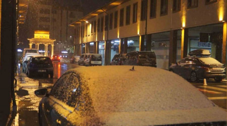 Balkesir'de kar etkisini gsterdi