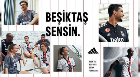 Beşiktaş'ın yeni sezon formaları tanıtıldı