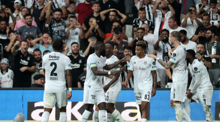 Beşiktaş'tan F. Karagümrük karşısında 4 gollük şov