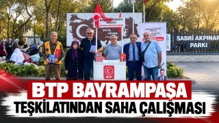BTP Bayrampa�a Te�kilat�ndan saha �al��mas�