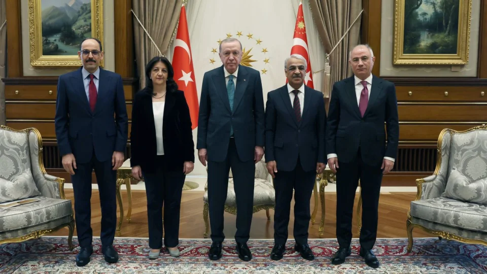 Cumhurba�kan� Erdo�an, DEM Parti heyetini kabul etti