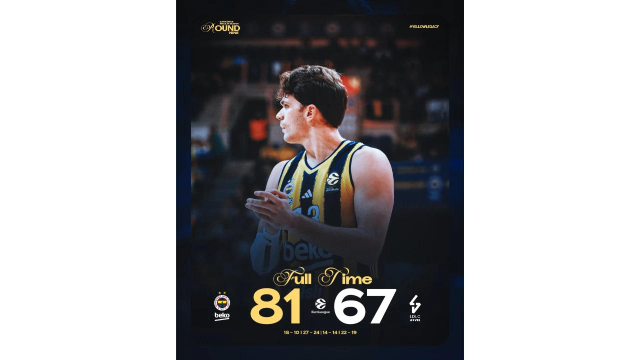 Fenerbahçe Euroleague'de Asvel'i mağlup etti