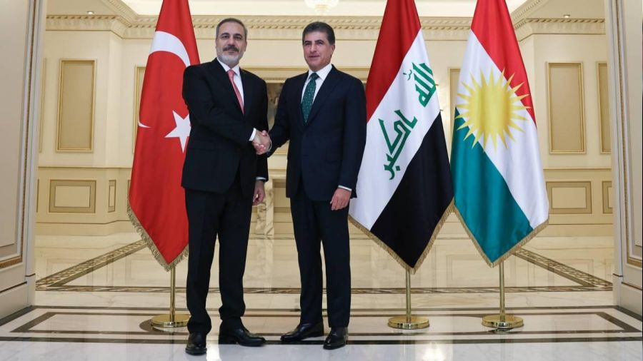 Hakan Fidan'dan Barzani  g�r��mesinde PKK mesaj�