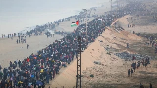 srail saldrlar nedeniyle Gazze'deki yarm milyona yakn Filistinli g etmek zorunda kald