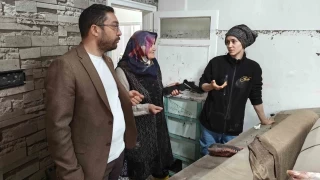 Kayseri'de evini su basan vatanda: 'Canmz zor kurtardk'