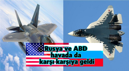 Rusya ve ABD havada da karşı karşıya geldi
