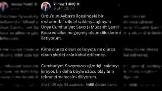 Savcı ile restoran arasındaki gerginlik olayına Bakan Yılmaz Tunç'tan açıklama