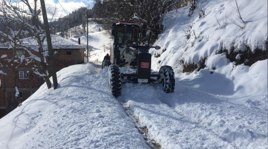 Trabzon'da 102 mahalle yolu ulama kapand
