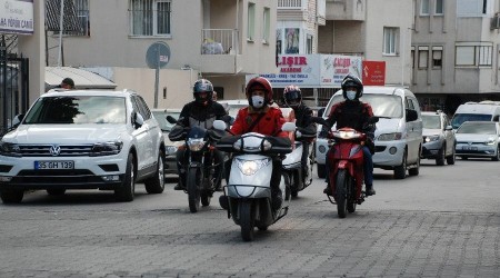 Uyuşturucu etkisi altındaki kurye görüntülendi