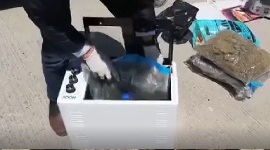 Yolcu otobüsündeki fırının içinden 6 kilo uyuşturucu çıktı