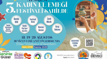 '3. Atakum Kadın Emeği Festivali' başlıyor