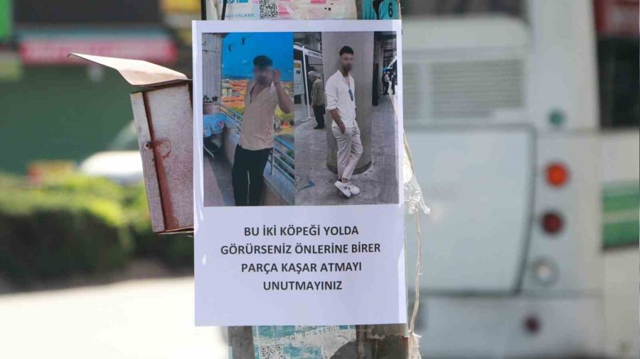 Adana'da esrarengiz ilan 