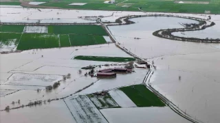 Ayd�n'daki ta�k�n�n izleri havadan g�r�nt�lendi